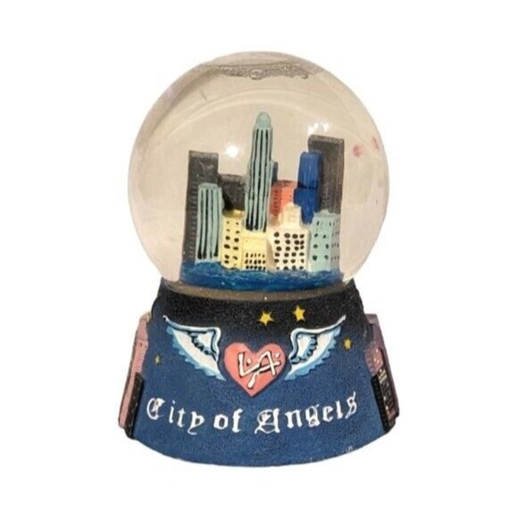 LA Snow Globe City Of Angels Los Angeles Skyline Buildings Souvenir California - Picture 1 of 16